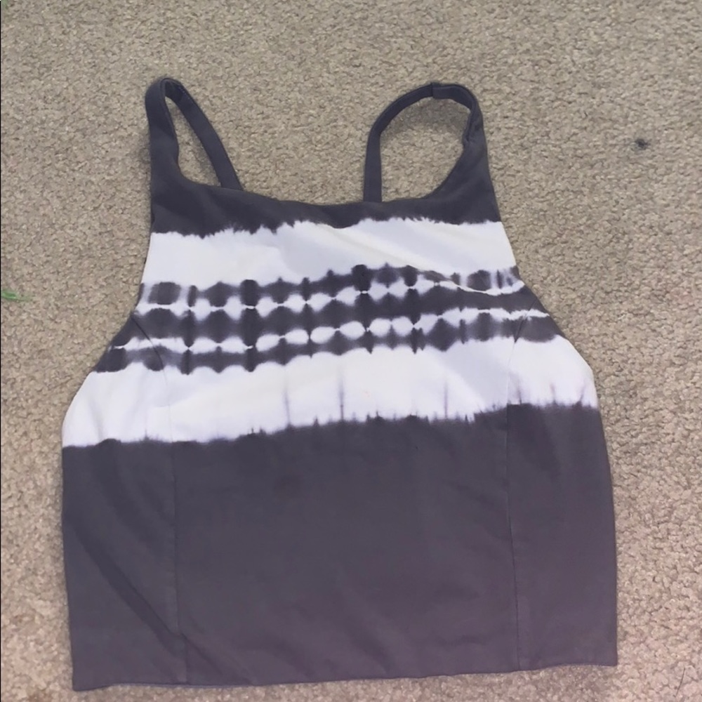 Gray & White Aerie Bralette